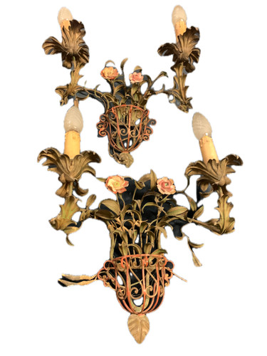 Coppia appliques antiche - di,