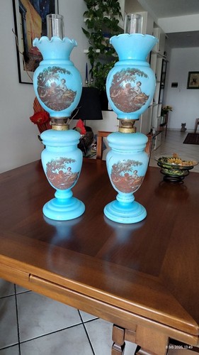 Coppia lampade antiche - lampade, in