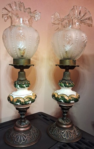 Coppia lampade antiche - lampade,