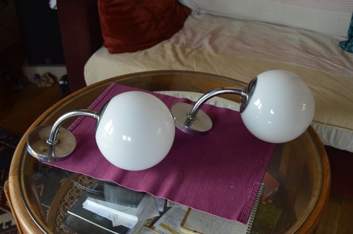 Coppia antiche lampade - lampade, da