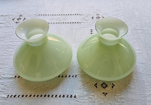 Antica coppia opaline - coppia, verde
