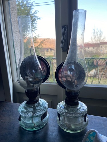 Coppia lampade petrolio - coppia,